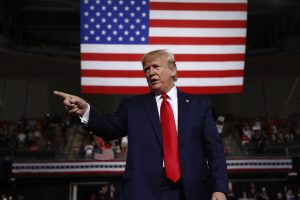 Donald Trump american flag