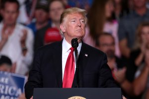 Trump microphone rally