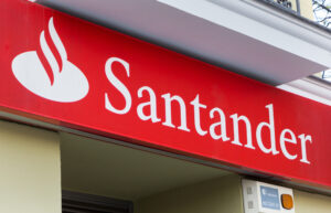 Fachada do Santander