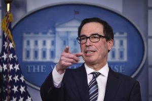 Steven Mnuchin, foto de Bloomberg