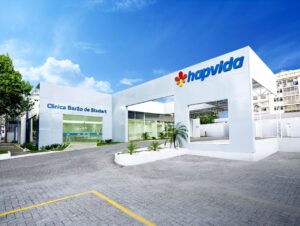 Fachada de uma unidade da Hapvida