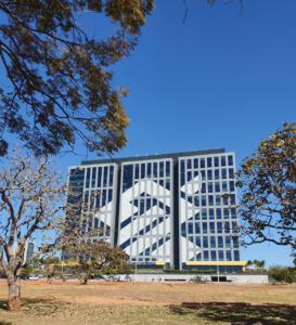 Fachada da sede do Banco do Brasil