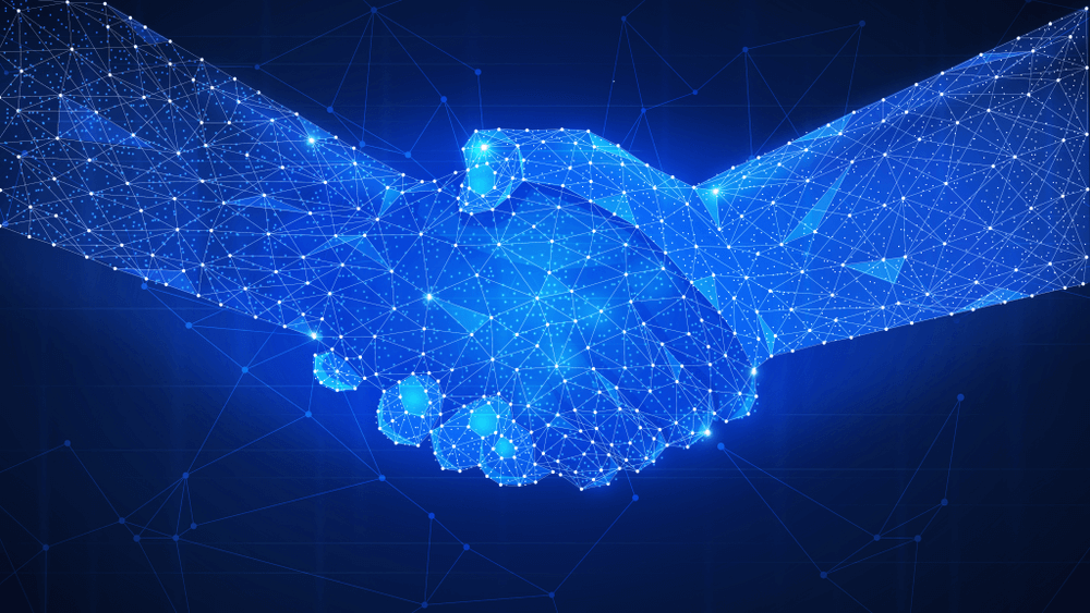 aperto de mãos smart contracts