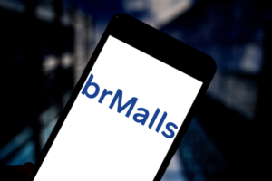 ilustração com logotipo da brMalls
