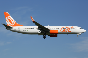 Avião da Gol em voo