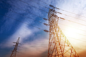 Foto de torres de energia elétrica