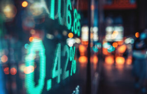Tela mostra cotações de Bolsa