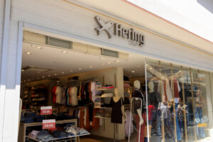 fachada de loja da hering