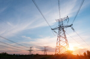 Poste de transmissão de energia elétrica