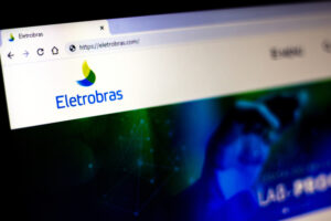 Eletrobras na tela de um computador