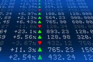 Tabela de bolsa de valores