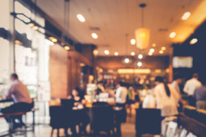 Restaurante mostra movimentação de clientes de serviços