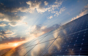 painel de geração de energia solar