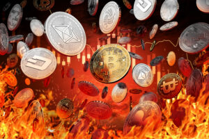 Criptomoedas emergem em meio a fogo