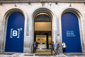 Fachada do prédio da B3
