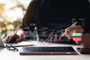 Cotações flutuam acima de tablet
