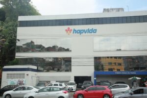 Fachada de hospital da Hapvida