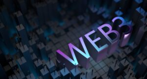 Arte com palavra Web 3.0