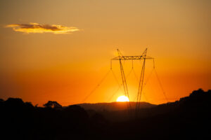 torre de distribuição de energia elétrica