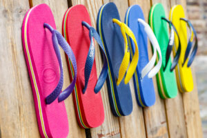 Chinelos da Havaianas, da Alpargatas
