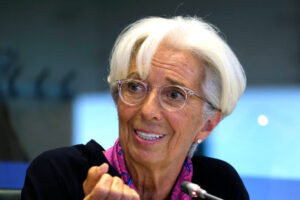 A presidente do BCE, Christine Lagarde