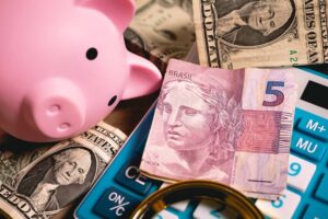 cédula de R$ 5 dólares calculadora